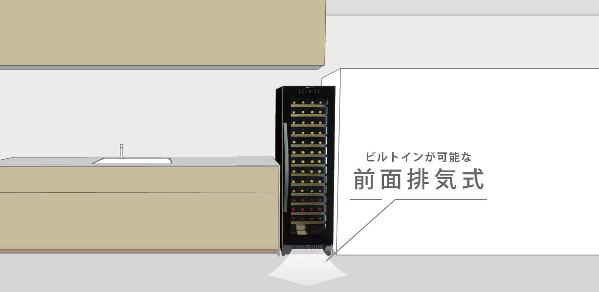 前面排気式